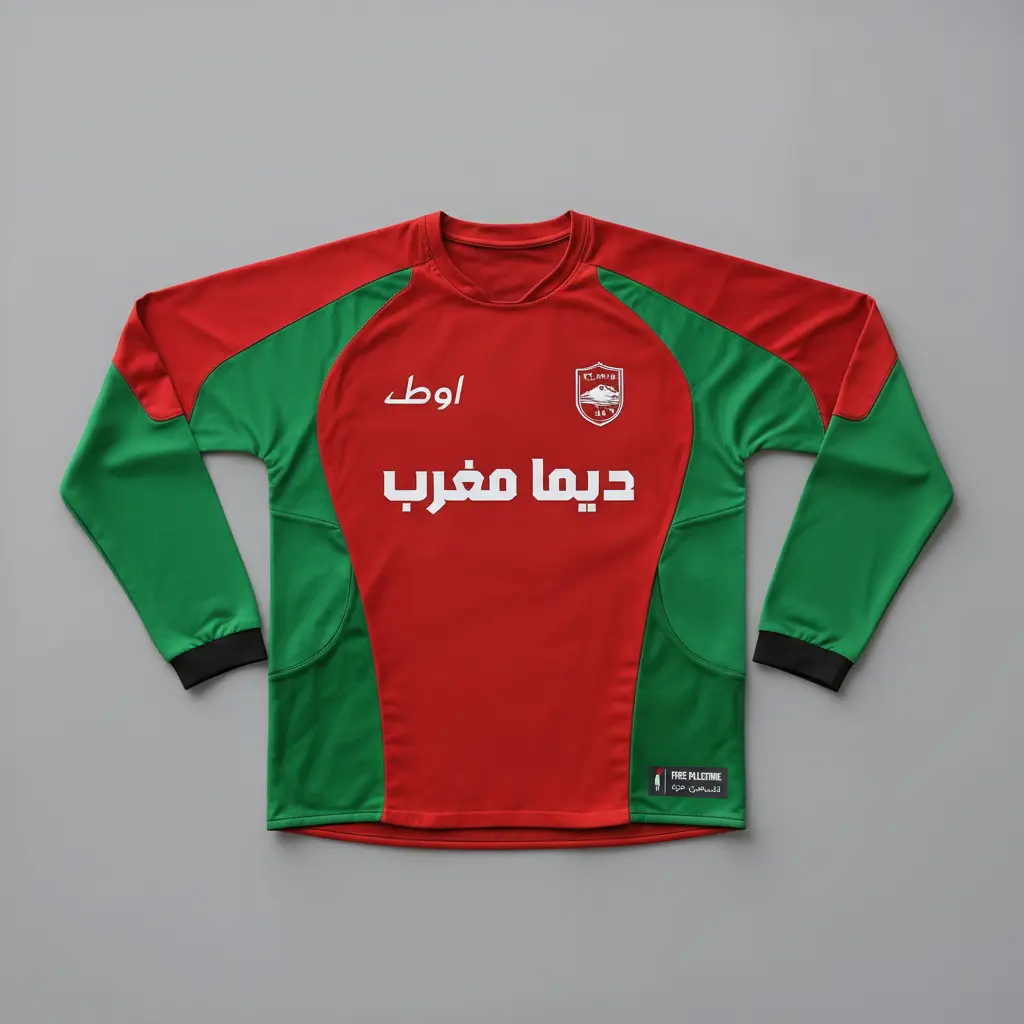 Maillot Maroc Rouge Vert Ma boutique