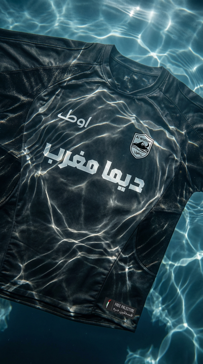 maillot noir du maroc dans l'eau